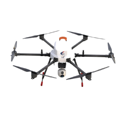 Enam rotor jaringan kendaraan udara tak berawak Multirotor Drone 15kg Level