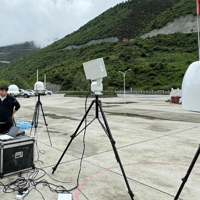180m Blind Range Low Altitude Radar X Band Dengan 360 Degree Azimuth Coverage