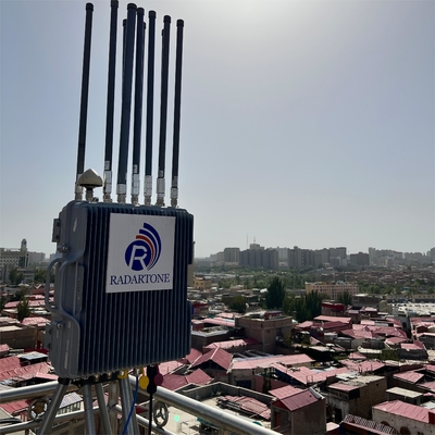 LT-P08 Digital Multi Beam Border Radar System dengan Omni Directional UAV Jammer
