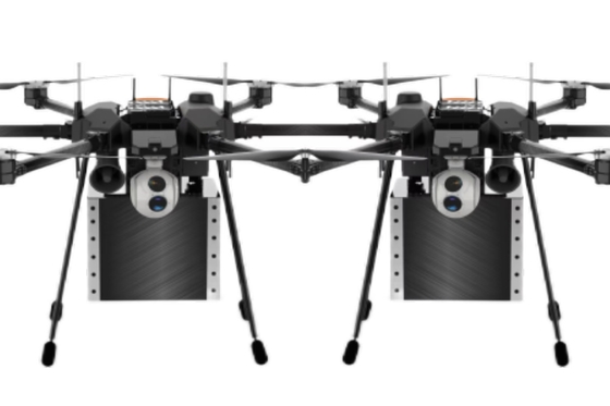 UAV Unmanned Aerial Vehicle 10kg Level Networked dapat membawa kargo dan penyelamatan