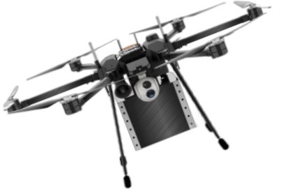Enam Multi Rotor Personal Aircraft Unmanned Aerial Vehicle untuk Inspeksi dan Logistik