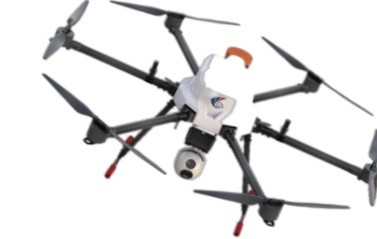 Multipurpose UAV Wireless Remote Control Drone Dengan Enam Rotor 10m/S Kecepatan Maksimum