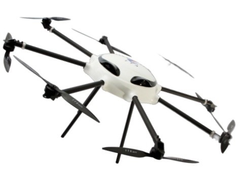 LT-M8FD Customized Eight Rotor Networked UAV Untuk Inspeksi Dan Logistik Field