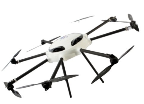 Delapan Rotor 25kg Level Multi Purpose Drone untuk Mengangkut Kargo atau Investigasi Lapangan
