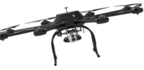 Heavy Duty 30kg Multirotor Drone Dengan Lensa Fotoelektrik Seri AI Tiga Poros